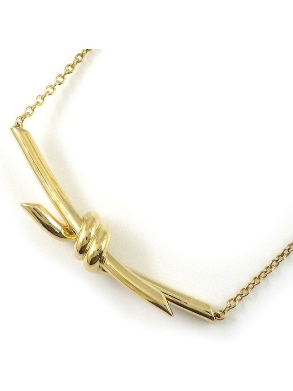 Tiffany & Co Necklace Knot 18k Yellow Gold